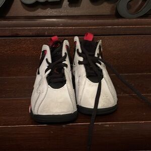 Kids White and Black Sneakers